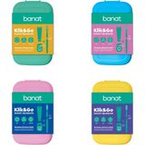 Banat Klick & Go Travel Set Ağız Bakım Kiti (Diş Macunu 15 ml + Diş Fırçası + Diş İpi) (Asortili)