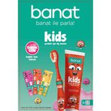 Banat Süper Ikili Set Diş Macunu (50ML) + Fırça Karma Renkler