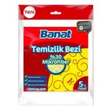 Banat Temızlık Bezı 5'Lı M.fıber%30 5650