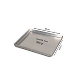 Banaz Metal Alüminyum Baklava Tepsisi 30x40x3 cm 800 gr
