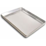 BANAZMETAL Banaz Metal 50 Adet - Tek Kullanımlık Alüminyum Tepsi - 17X25X3,5 cm 80 gr