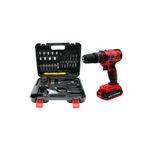 BANCO BN-5 F-136 STANLIY KIRMIZI 24W PROFESSIONAL ŞARJLI DARBELİ MATKAP SETİ ÇANTALI (5440)