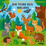 BAND 1: Die Tiere des Waldes – PREMIUM Version: BAND 1: Die Tiere des Waldes – PREMIUM Version: Malbuch für Kinder von 3 bis 5 Jahren – PREMIUM ... und male Tiere in ihrem Lebensraum, Band 2)