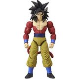 BANDAI 16 cm Dragon Ball Super Saiyan 4 Goku Poz Verilebilir Figür, Dragon Stars Serisi