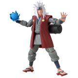 BANDAI 16 cm Jiraiya Poz Verilebilir Figür, Anime Heroes Naruto Serisi