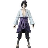 Bandai Anime Heroes Naruto Sasuke Uchiha Figür ve Aksesuar Seti 16 cm - Renkli