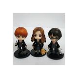 BANDAI Q Posket Harry Potter 3 Adet Aksiyon Figür Oyuncak Set 10 Cm - 1