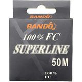 Bando Standart 0.55 mm 50 mt 14.1 kg Superline 100 Fluorocarbon Misina
