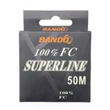 Bando Süperline 0.21 Mm 50m %100 Fluorocarbon Misina 3.8 Kg Çeker