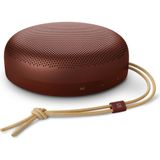 Bang & Olufsen Beosound A1 3. Nesil Geniş Açılı Ses, Yüksek Bas, IP67 Su Geçirmez, 24 Saat Pil Ömrü, Dahili Mikrofonlu Taşınabilir Bluetooth Hoparlör – Okaliptüs Yeşili - Kırmızı