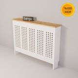 Bangu Kalorifer Petek Kaplama Dresuar ( 100 cm ) Petek Önü Dresuar BPKM003 - Atlantik Çam - Beyaz