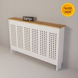 Bangu Kalorifer Petek Kaplama Dresuar ( 120 cm ) Petek Önü Dresuar BPKM003 - Atlantik Çam - Beyaz