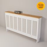 Bangu Kalorifer Petek Kaplama Dresuar ( 140 cm ) Petek Önü Dresuar BPKM003 - Atlantik Çam - Beyaz