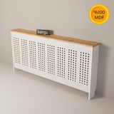 Bangu Kalorifer Petek Kaplama Dresuar ( 160 cm ) Petek Önü Dresuar BPKM003 - Atlantik Çam - Beyaz