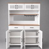 bangu Petek Üstü Kahve Köşesi Dolabı (Derinlik 47 cm) 4 Kapaklı Çok Amaçlı Raf BKDM0019 (ÜST ATLANTİK, 140 CM)