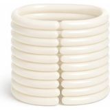 Banio Home - Banyo Perde Halkası (16'lı Paket), Shower Curtaın Hook 16 Pcs - Bej