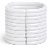 Banio Home - Banyo Perde Halkası (16'lı Paket), Shower Curtaın Hook 16 Pcs - Beyaz