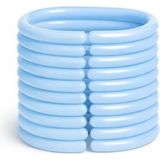 Banio Home - Banyo Perde Halkası (16'lı Paket), Shower Curtaın Hook 16 Pcs - Mavi
