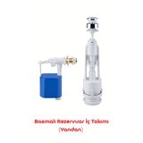 Banio Home - Basmalı Rezervuar Iç Takımı (Yandan), Push Flush Tank Internal Kıt(From The Side)