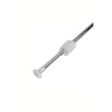 Banio Home - Düz Ayarlanabilir Banyo Duş Perde Borusu (110 CM-200 Cm)