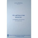 Banka ve Ticaret Hukuku Araştırma Enstitüsü Bankacılık Enstitüsü Yayınları Ticari Işletme Hukuku (Sabih Arkan) Ekim 2025 - Beyaz