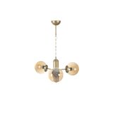Bankok Üçlü Eskitme Bal Camlı Avize