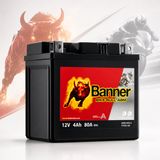 BANNER 12 V 4 AH (Yatık) Motosiklet Aküsü 50412 - BTX5L-BS