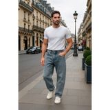 Banny Jeans Erkek Skater Fit Jean Pantolon Buz Mavisi - XL