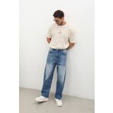 BANNY JEANS Erkek Skater Fit Jean Pantolon Mavi