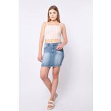 Banny Jeans Kadın Mavi Mini Jean Etek