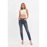 BANNY JEANS Kadın Normal Bel Slim Fit Jean Pantolon, Mavi, 27 Beden