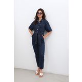 BANNY JEANS Kadın Yarasa Kol Jean Tulum Rins