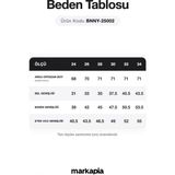 Banny Jeans Önden Yırtmaçlı Likralı Midi Jean Etek - Siyah - 30