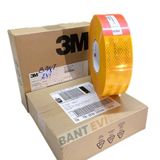 Bant Evi 3M Reflektif Bant Sarı Tüvtürk Onaylı Reflektör Şerit 3M-983 Diamond Grade (Sarı, 50metre)
