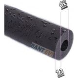 Bant Evi Boru Izolasyon Malzemesi 1 1/4" 42mm İç Çap, 13MM Et Kalınlık, 2mt Kauçuk Boru Izolasyon - 1 1/4" İç Çap 42mm