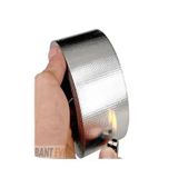 BANT EVİ Cam Elyaf Takviyeli 200°C Yüksek Isıya Dayanıklı Alüminyum Bant 5cmx5mt