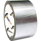 Bant Evi Cam Elyaf Takviyeli Alüminyum Bant 5cmx5m 200C Yüksek Isıya Dayanıklı Tamir Bandı - 5 cm x 5 metre