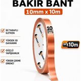 Bant Evi İletken Bakır Bant 10mmx10metre İki Taraflı İletken - 10mm x 10metre