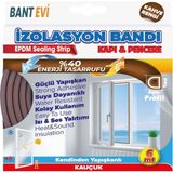 Bant Evi Kapı Pencere Yalıtım Bandı Kapı Pencere Fitili Izolasyon Bandı - Kahverengi