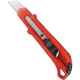 Bant Evi Maket Bıçağı Metal Gövdeli Kırmızı Maket Bıçağı 18mm Geniş Bıçak