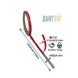 BANT EVİ Oto Amblem ve Logo Yapıştırma Bandı 3M Araç Yazı Yapıştırma Çift Taraflı Bant