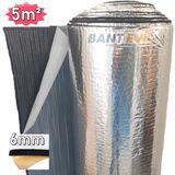 Bant Evi Oto Ses Yalıtım Malzemesi Folyolu 5m2 Araç Karavan Ses Isı Izolasyonu Süngeri 6mm Yapışkanlı - 6mm - 5m²