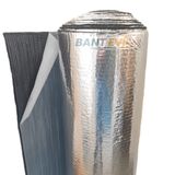 Bant Evi Oto Ses Yalıtım Malzemesi Folyolu 5m2 Araç Karavan Ses Isı İzolasyonu Süngeri Kendinden Yapışkanlı (6mm - 5m²)