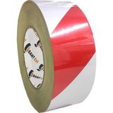 Bant Evi Reflektif Bant Kırmızı Beyaz Uyarı Bandı Kırmızı Beyaz Reflektör Bant - 10 metre