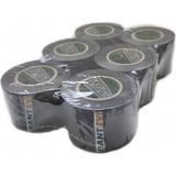 Bant Evi Siyah Pvc Bant 6 Adet 5Cm x 25M Geniş Izolasyon Bandı 50 Mm