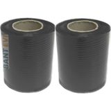 Bant Evi Siyah Streç Film 2 Adet 10c m x250 metre 23 Mikron