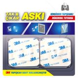Bant Evi Tak Çıkar 3M Yapışkanlı Pratik Geçmeli Askı