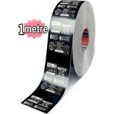 Bant Evi Tesa 6930 Lazer Etiket Bandı Siyah 1metre Tesa Etiket Bant Mat Siyah
