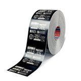 Bant Evi Tesa® 6930 Lazer Etiket Bandı Siyah 25mx120mm Mat Siyah