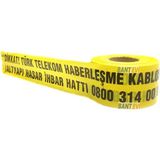 Bant Evi Türk Telekom İkaz Şeridi 500metre Türk Telekom Haberleşme ikaz Bandı Telekom Emniyet Şeridi